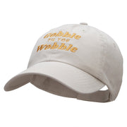 Gobble Til You Wobble Embroidered Garment Low Profile Dyed Cotton Twill Cap