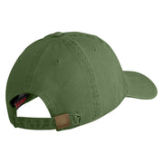 First Air Force Veteran Embroidered Pigment Dyed Cap - Olive OSFM
