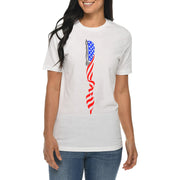 Resting Flag Graphic Design Deluxe Jersey T-Shirt