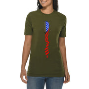 Resting Flag Graphic Design Deluxe Jersey T-Shirt