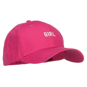 Mini Girl Embroidered Cotton Cap