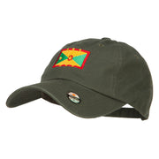 Grenada Flag Embroidered Unstructured Cap