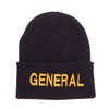 US General Embroidered Long Beanie