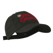 Season's Greetings with Snowflake Embroidered Cap