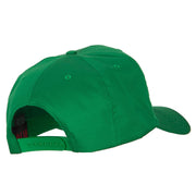 Green Make America Great Again Embroidered Solid Cotton Cap