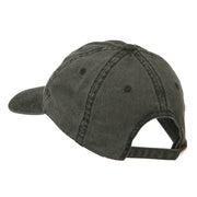 Fishing Green Spinner Embroidered Washed Cap