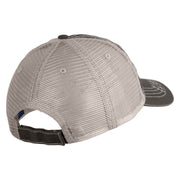 Vintage Wording Embroidered Low Profile Cotton Mesh Cap - Black OSFM