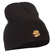 Golden Retriever Embroidered Short Beanie