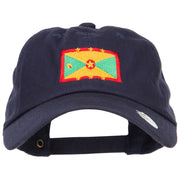 Grenada Flag Embroidered Unstructured Cap