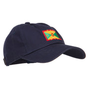 Grenada Flag Embroidered Unstructured Cap