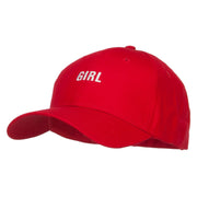 Mini Girl Embroidered Cotton Cap