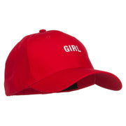 Mini Girl Embroidered Cotton Cap