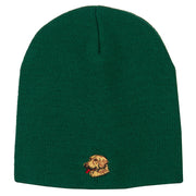 Golden Retriever Embroidered Short Beanie