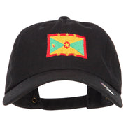 Grenada Flag Embroidered Unstructured Cap