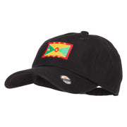 Grenada Flag Embroidered Unstructured Cap