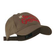 Season's Greetings with Snowflake Embroidered Cap