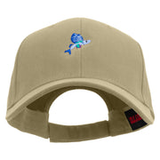 Flying Fish Embroidered Brushed Bull Denim Low Profile Cap