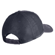 Vintage Wording Embroidered Low Profile Cotton Mesh Cap - Navy OSFM