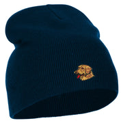 Golden Retriever Embroidered Short Beanie