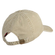 Delta with USSF Embroidered Pigment Dyed Cap - Khaki OSFM