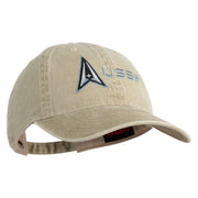 Delta with USSF Embroidered Pigment Dyed Cap - Khaki OSFM