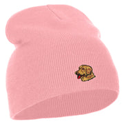 Golden Retriever Embroidered Short Beanie