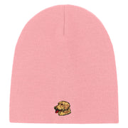 Golden Retriever Embroidered Short Beanie