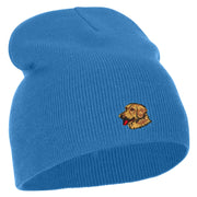 Golden Retriever Embroidered Short Beanie