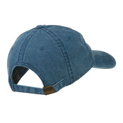 Fishing Green Spinner Embroidered Washed Cap