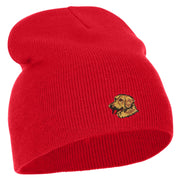 Golden Retriever Embroidered Short Beanie