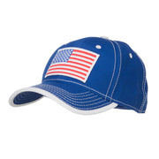 American Flag Patched Superior Cotton Cap