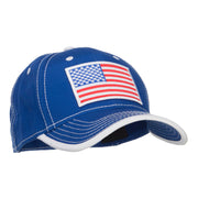 American Flag Patched Superior Cotton Cap