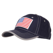 American Flag Patched Superior Cotton Cap