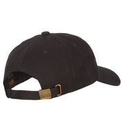 Grinning Emoji Patched Unstructured Washed Cap