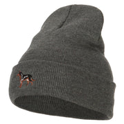 German Shepherd Embroidered Long Beanie