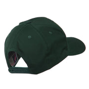 Girls Scout with Flower Embroidered Cap