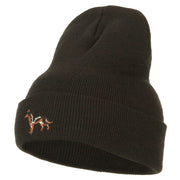 German Shepherd Embroidered Long Beanie