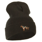 German Shepherd Embroidered Long Beanie