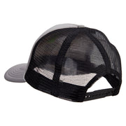 Wyoming YellowStone National Park Embroidered Summer Foam Mesh Trucker Cap - Grey-Black OSFM