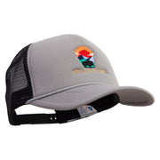 Wyoming YellowStone National Park Embroidered Summer Foam Mesh Trucker Cap