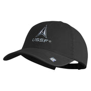 USSF with Delta Embroidered Pigment Dyed Cap - Black OSFM