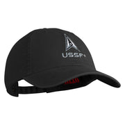 USSF with Delta Embroidered Pigment Dyed Cap - Black OSFM