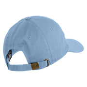 Hope Heart Embroidered Unstructured Cotton Twill Cap - Blue OSFM
