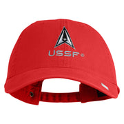 USSF with Delta Embroidered Pigment Dyed Cap - Red OSFM