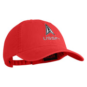 USSF with Delta Embroidered Pigment Dyed Cap - Red OSFM