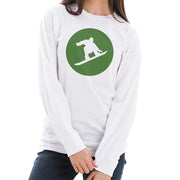 Snowboarding Icon Graphic Design Unisex Ring Spun Cotton Premium Long Sleeve T-shirt