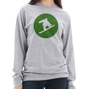 Snowboarding Icon Graphic Design Unisex Ring Spun Cotton Premium Long Sleeve T-shirt