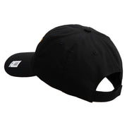 Marines Veteran Embroidered 6 Panel Unstructured Cotton Twill Cap Made in USA - Black OSFM