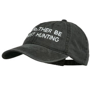 I'd Rather Be Ghost Hunting Embroidered Washed Cap