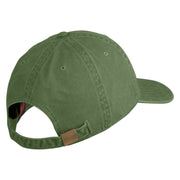 US Space Force with Delta Embroidered Pigment Dyed Cap - Olive OSFM